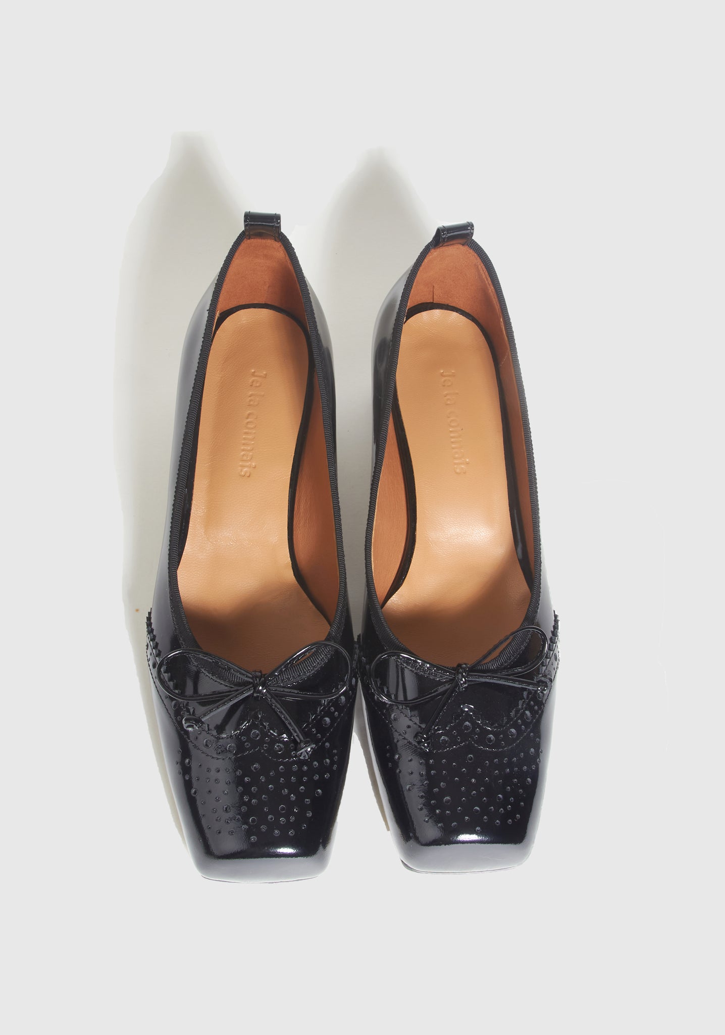 Minnet (미네트2): 클래식 로맨틱 발레리나 힐 블랙