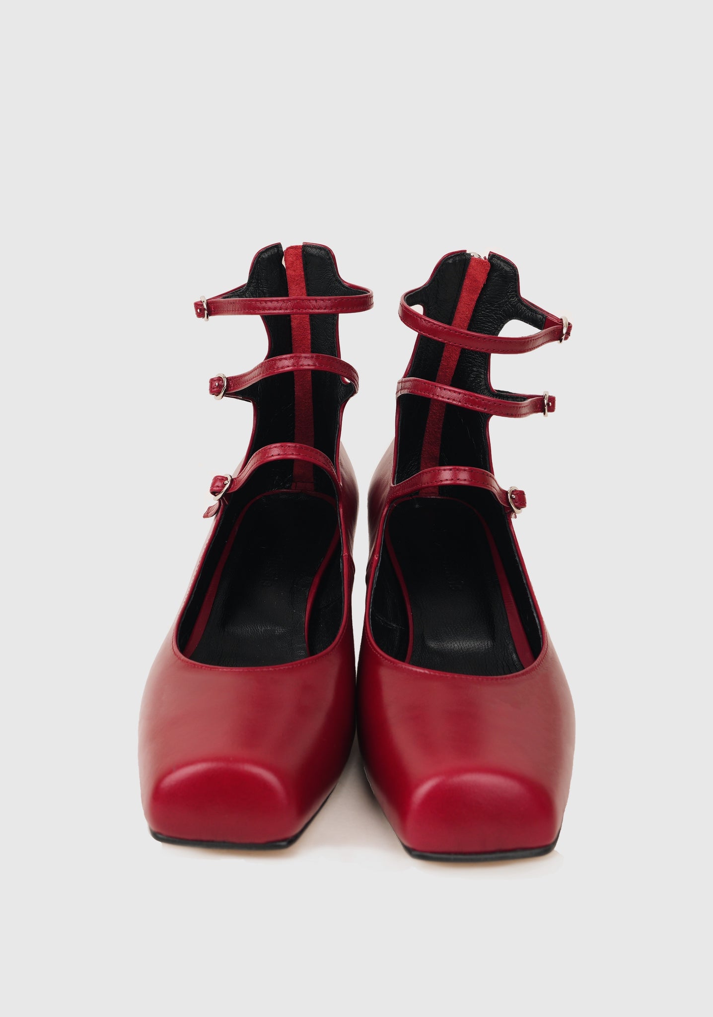 Rouge(루즈): 스트랩 발레리나 슈즈 (5cm 굽)