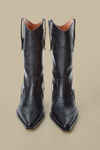 Rennes Cowboy Boots-Black