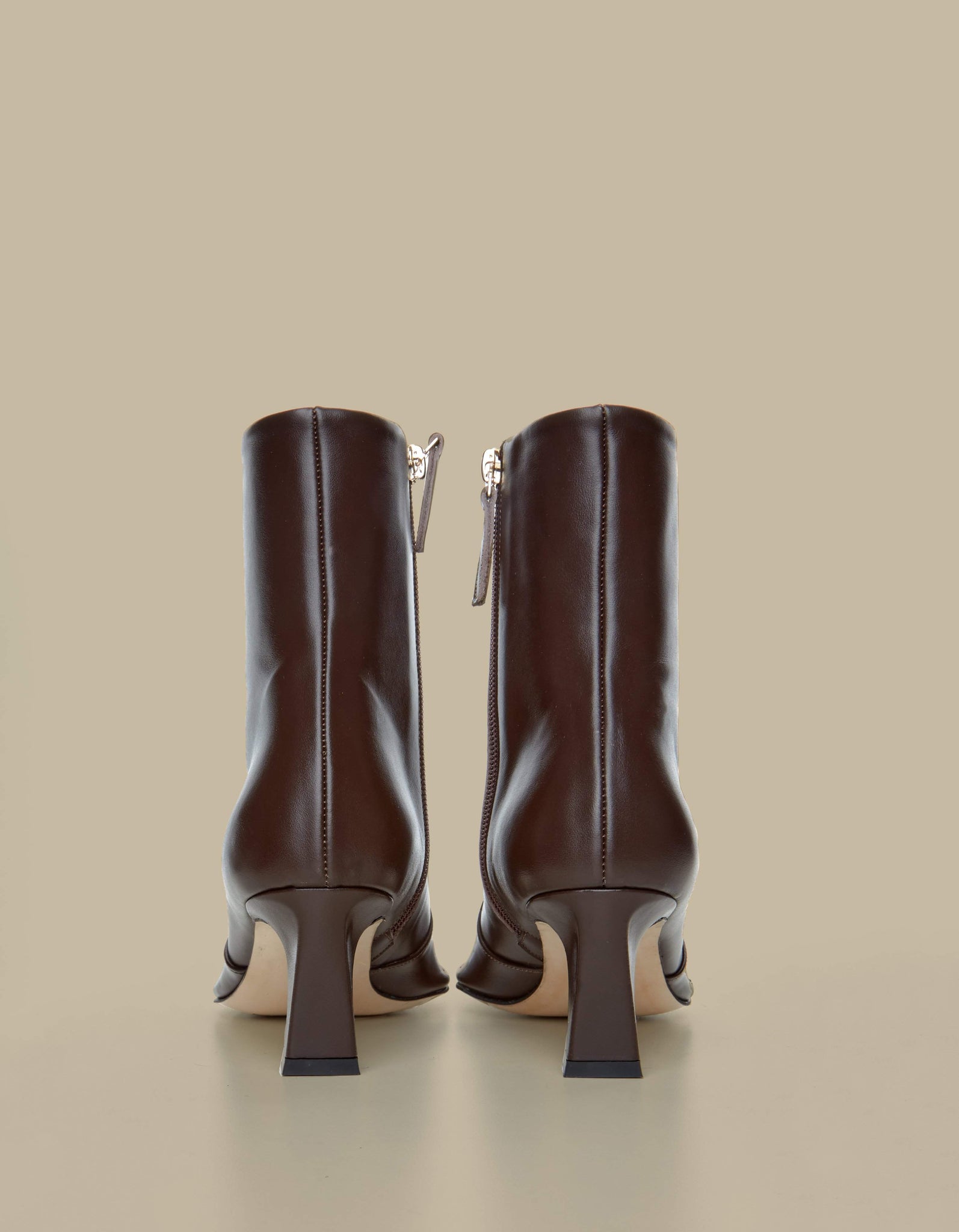 Calais Ankle Boots-Chocolate - Je la connais