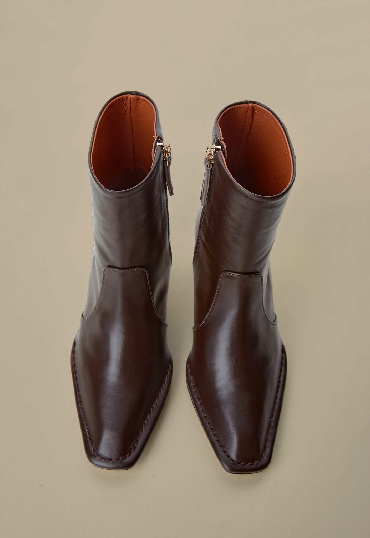 Calais Ankle Boots-Chocolate - Je la connais