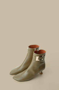 Metz Ankle Boots-Olive green - Je la connais