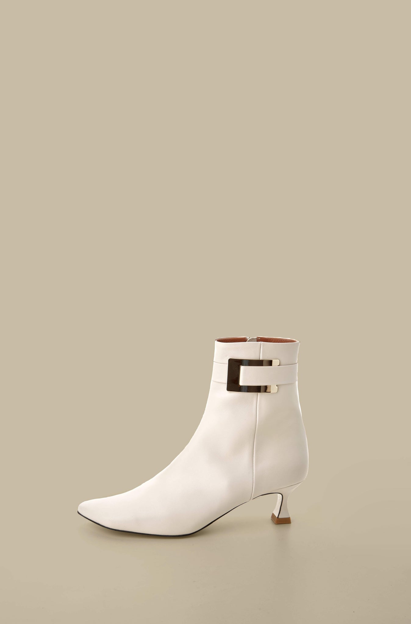 Metz Ankle Boots-Off White - Je la connais