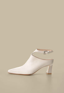 Nantes mule straps- Off White - Je la connais